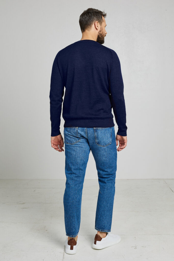 Lengvas megztinis Jorge, mėlynos spalvos1