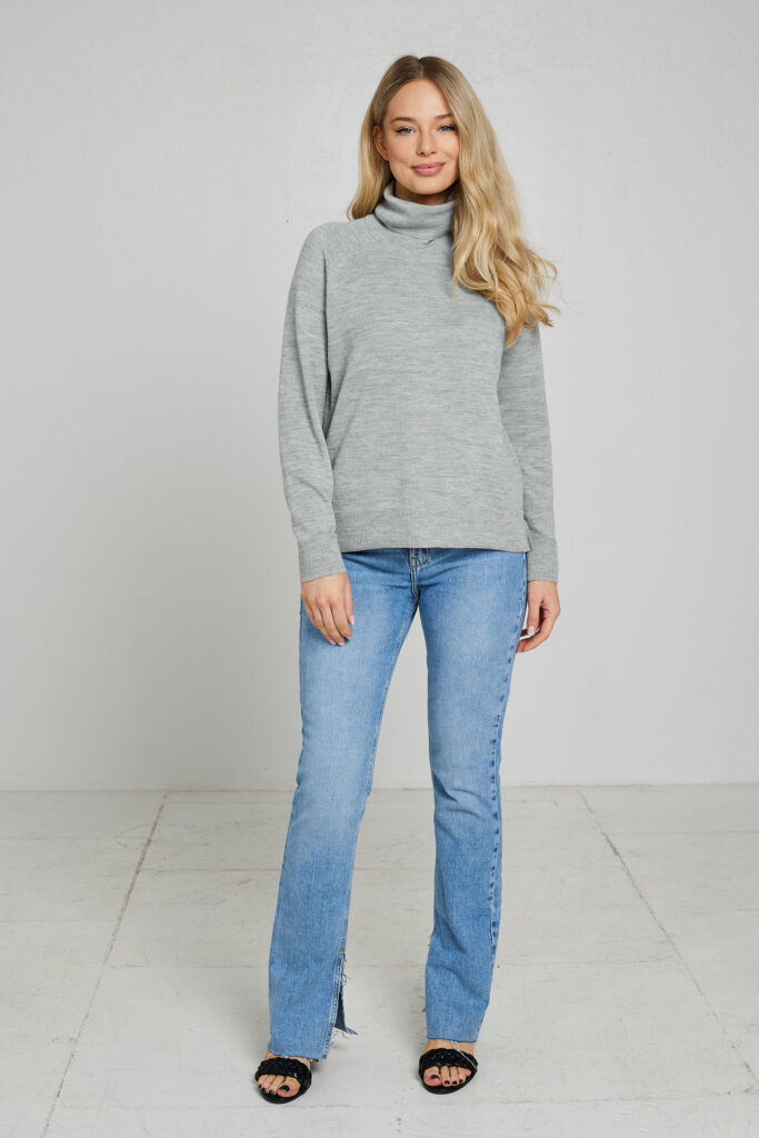 N Golfas su skeltukais Nova, pilkos spalvos