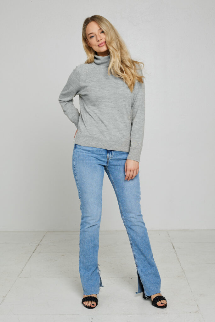 N Golfas su skeltukais Nova, pilkos spalvos1