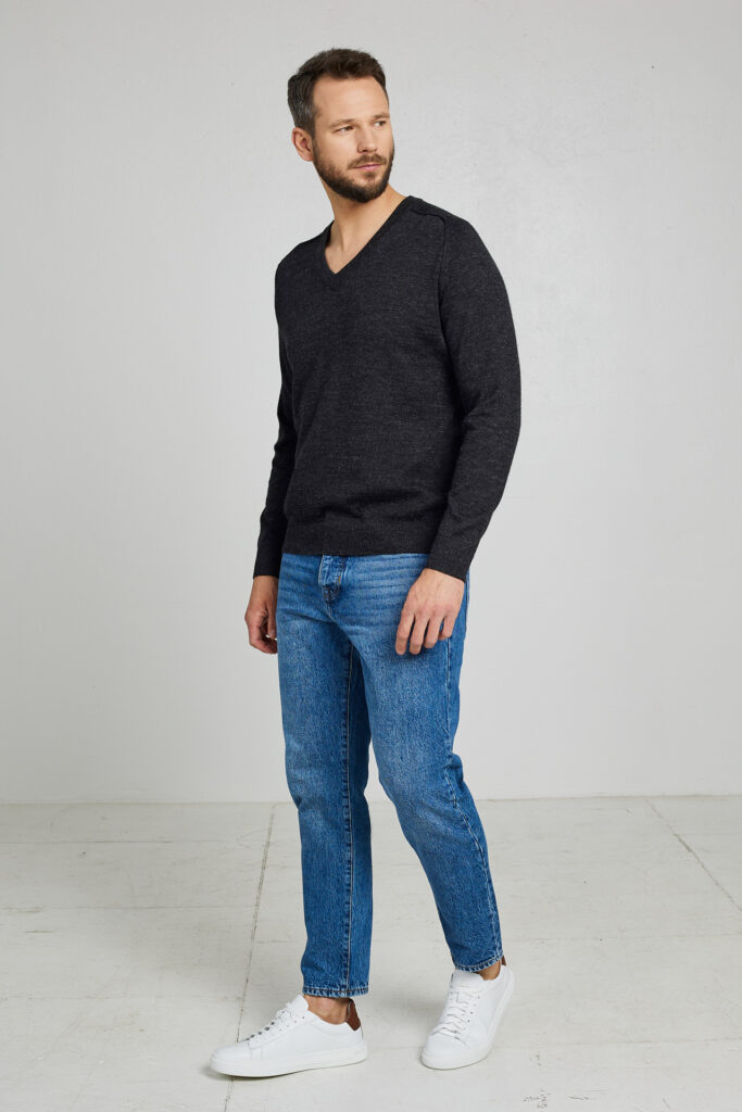 N N Lengvas megztinis Jorge, tamsiai pilkos spalvos5