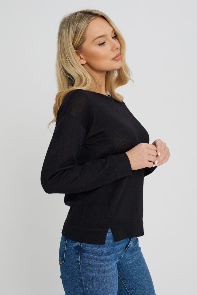 Megztinis Piura, juodos spalvos1