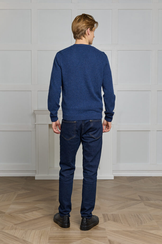 Klasikinis kardiganas Elian, tamsiai mėlynos spalvos4