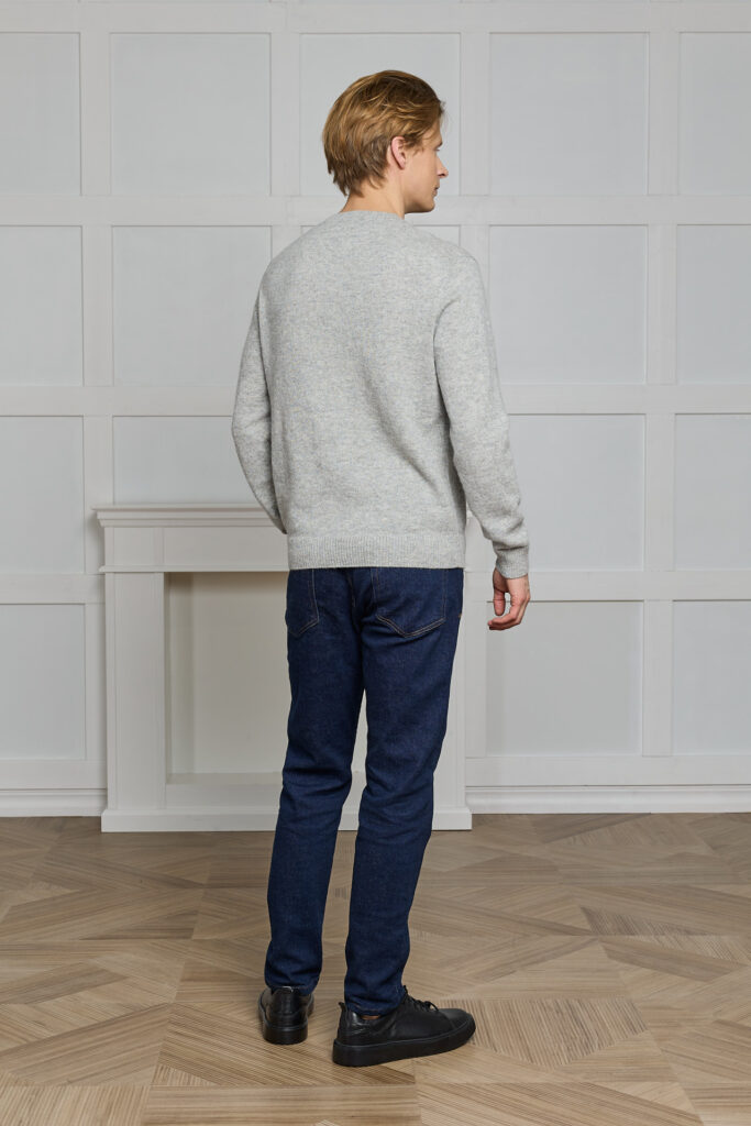 Klasikinis megztinis Francisco, pilkos spalvos1