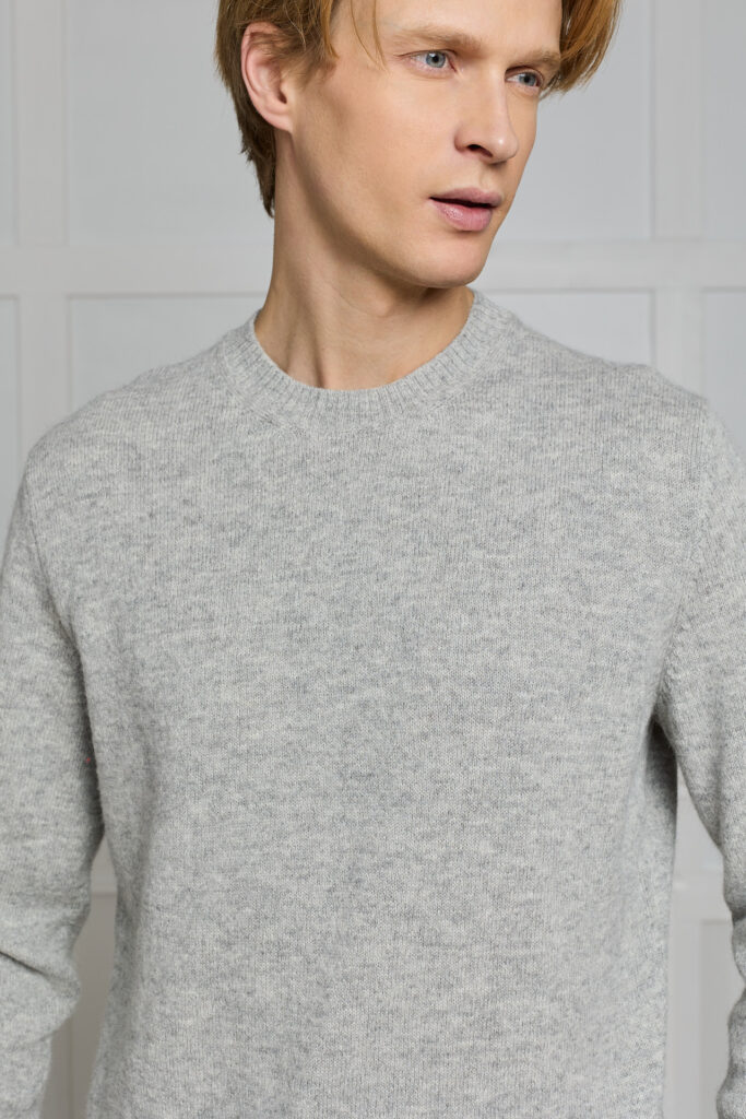 Klasikinis megztinis Francisco, pilkos spalvos5